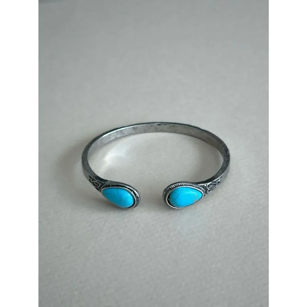 Boho Teardrop Cuff Bracelet S1358